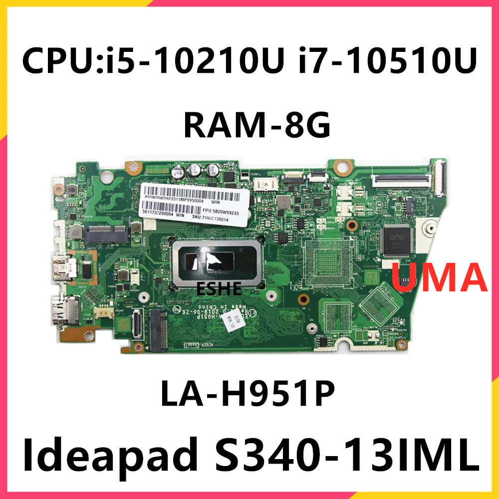 Ddr4 Laptop Ram - Lenovo IdeaPad S340-13IML Laptop Anakart CPU