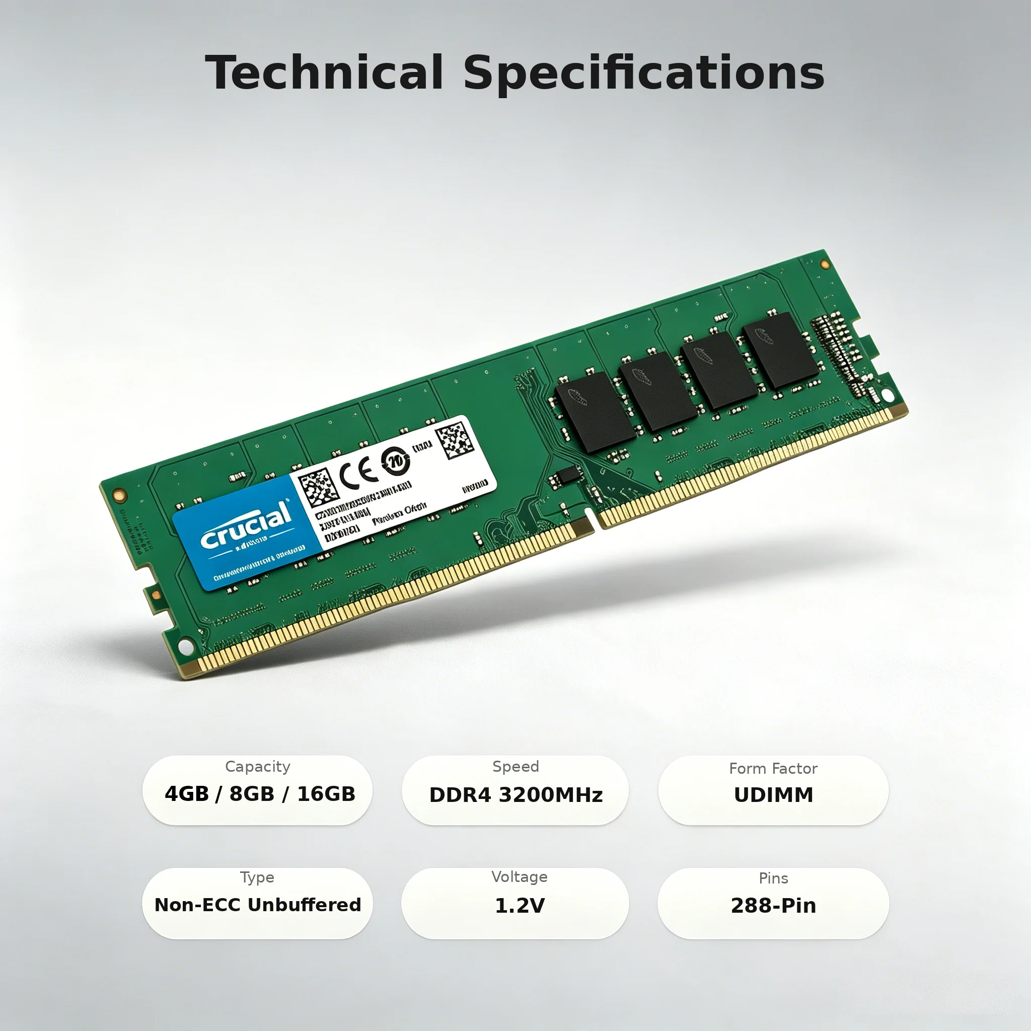Crucial 10 adet DDR4 3200MHz 2 - Ddr4 3200 16Gb incelemesi ve fiyatı