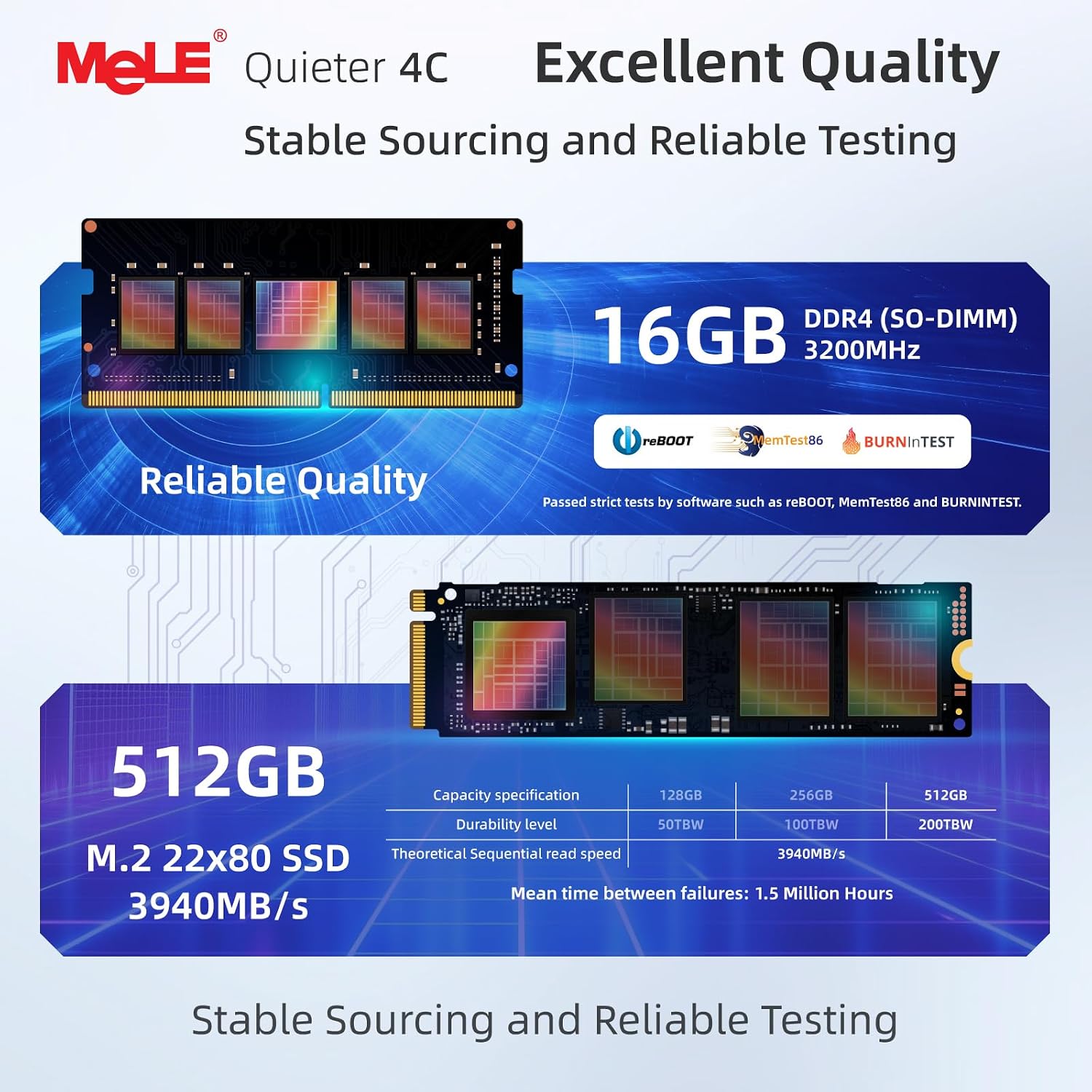 MeLE Quieter4C N150 Fansız Min - Ddr4 Desktop Ram incelemesi ve fiyatı