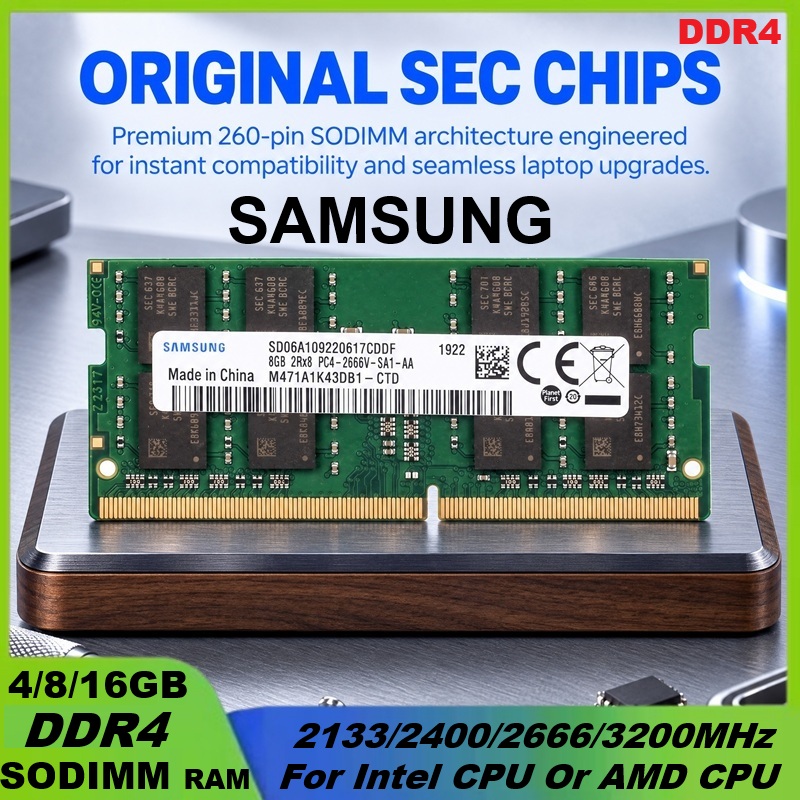 SAMSUNG DDR4 RAM 16GB 32GB 4GB - Sodimm Ddr4 incelemesi ve fiyatı